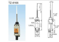 Τείνετε TZ-8166 πρότυπο άκαμπτο τείνει το νάυλον τύπο διακοπτών ορίου εμπορικών σημάτων με το διπλό μηχανισμό ανοίξεων