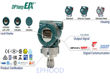 EJX530A βιομηχανική διαφορική συσκευή αποστολής σημάτων ροής πίεσης με την ακριβή μέτρηση