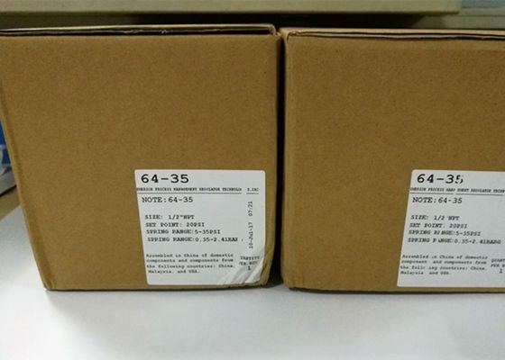 Πρότυπος ρυθμιστής 64 αερίου υψηλών 64-35 LPG Φίσερ πίεση που μειώνει τη βαλβίδα